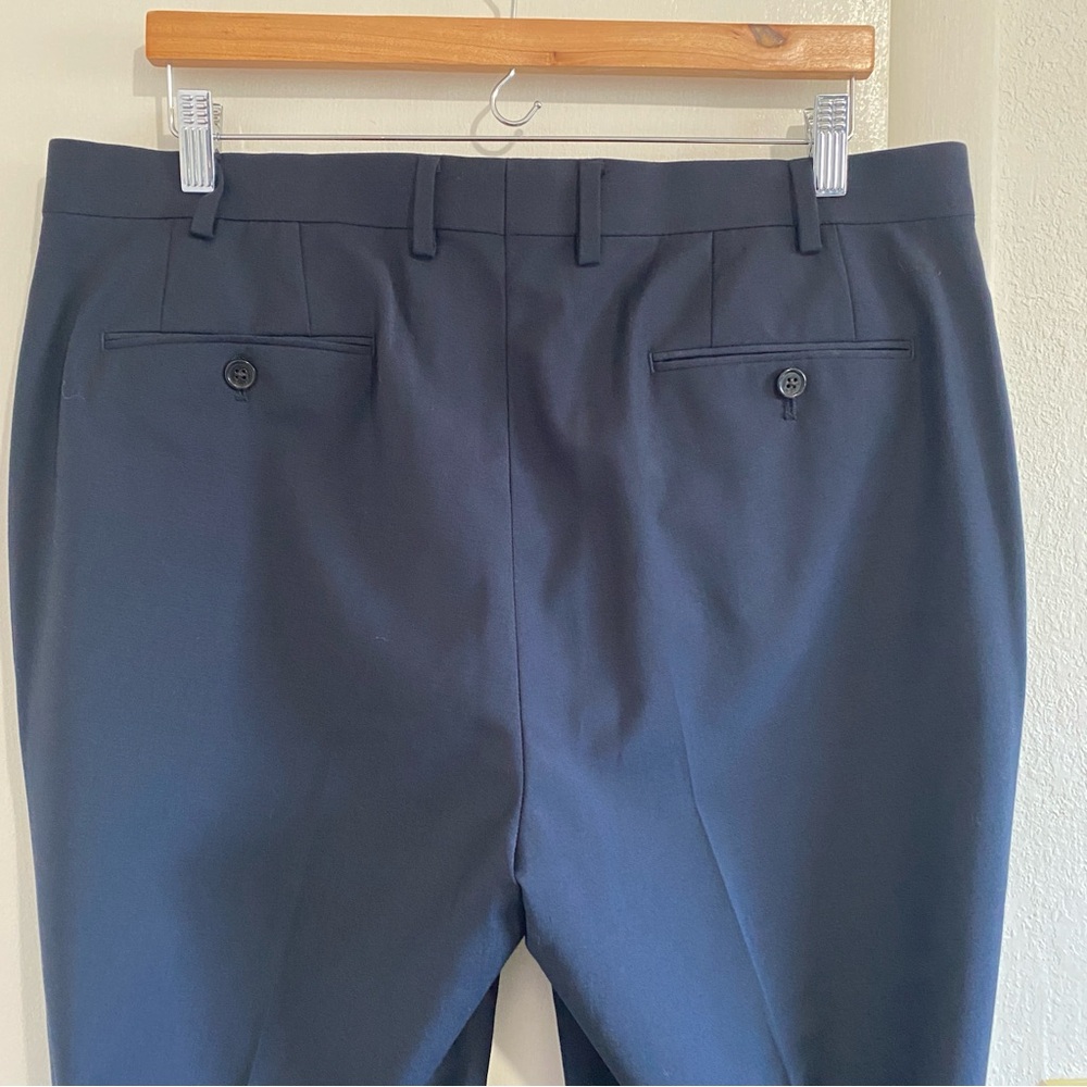 Lauren Ralph Lauren High Performance Wool Dress Pants 36x34 Classic Fit Navy - Picture 6 of 11